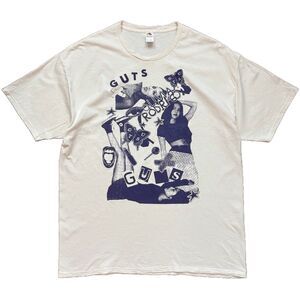 Olivia Rodrigo Guts! World Tour Cream T-shirt Unisex Sz XL